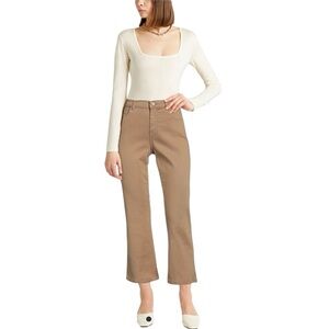 MARELLA Monochrome Cropped Flare Jeans size 2